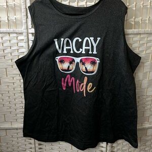 NEW Vaca Mode Sleeves less Top S / 3X